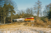 742.067 s Mn vlakem do Plzn� 30.1.1998